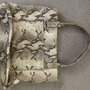 Kate Spade snake skin tote bag